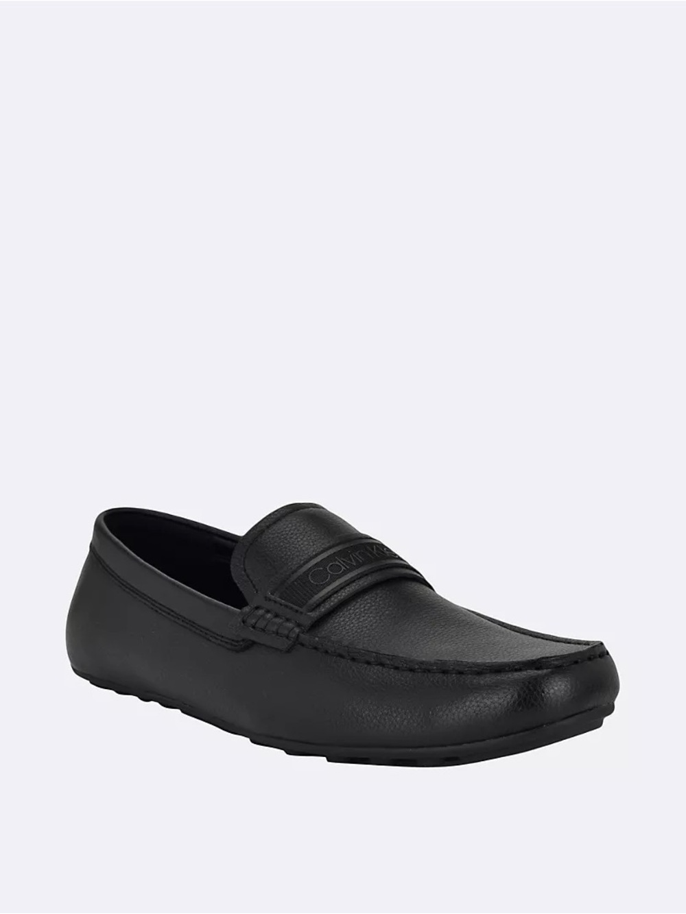 Calvin Klein Oliver Driving Loafers Black Slip On Moccasin Shoes SIZE 11.5
